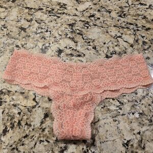 Victoria's Secret Coral Lace Panties